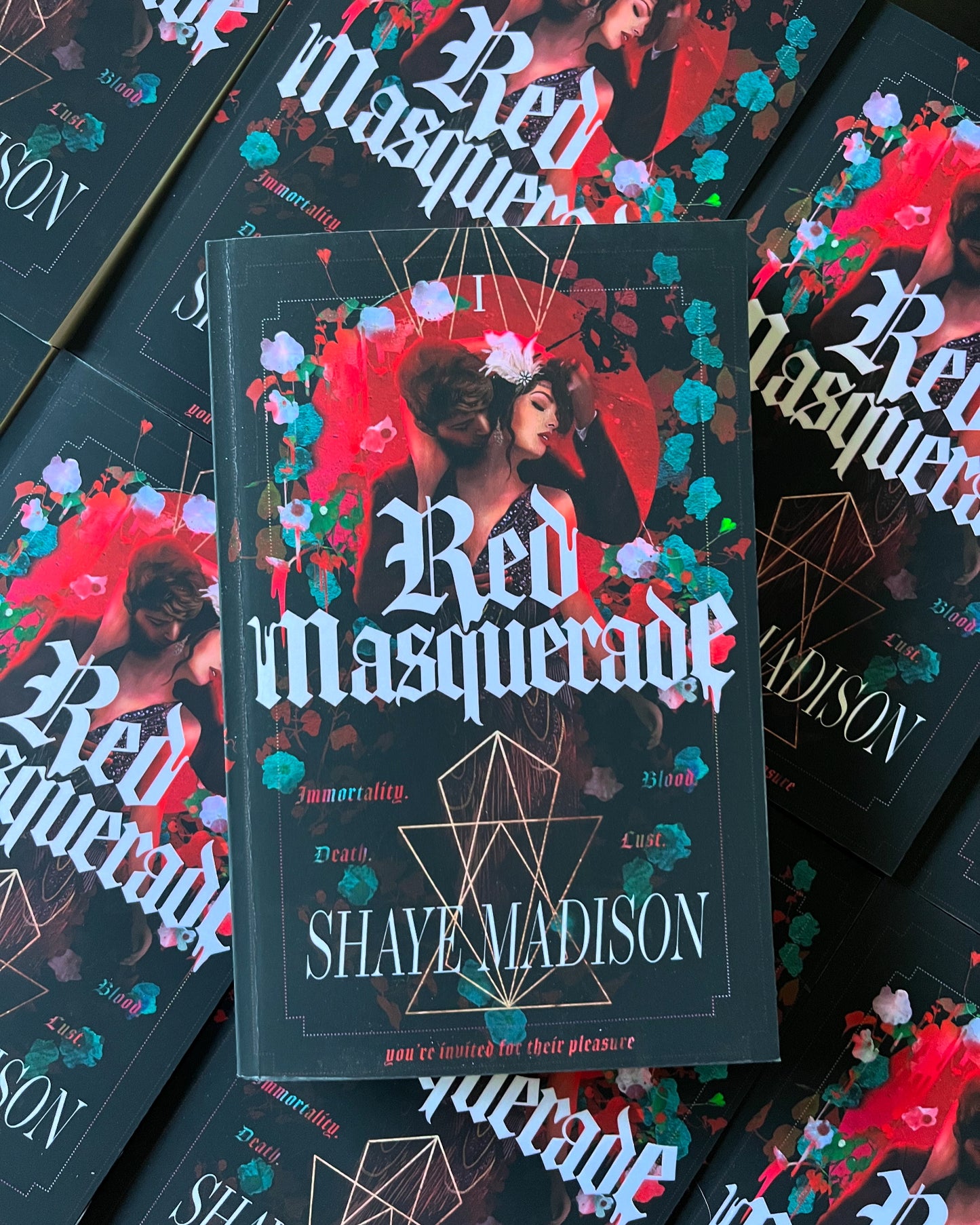 Red Masquerade paperback - SIGNED