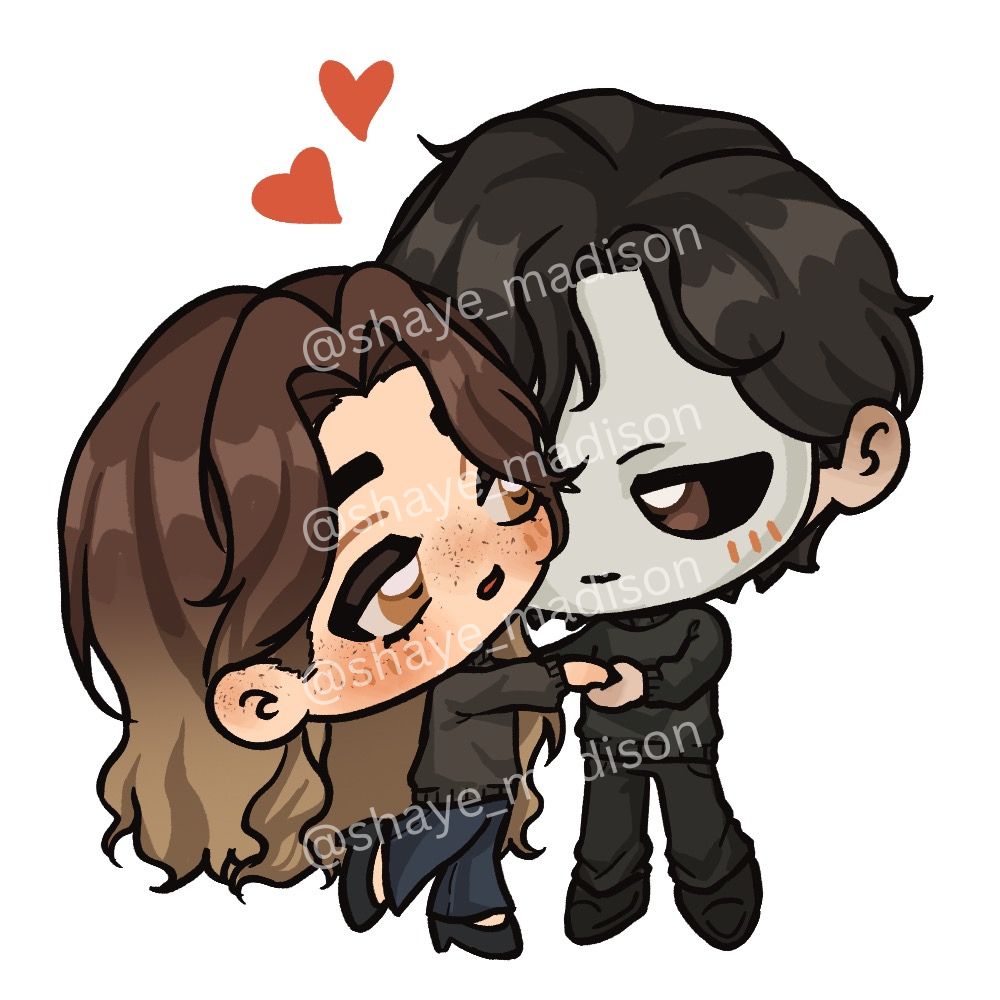 Mallary + Baz Chibi sticker