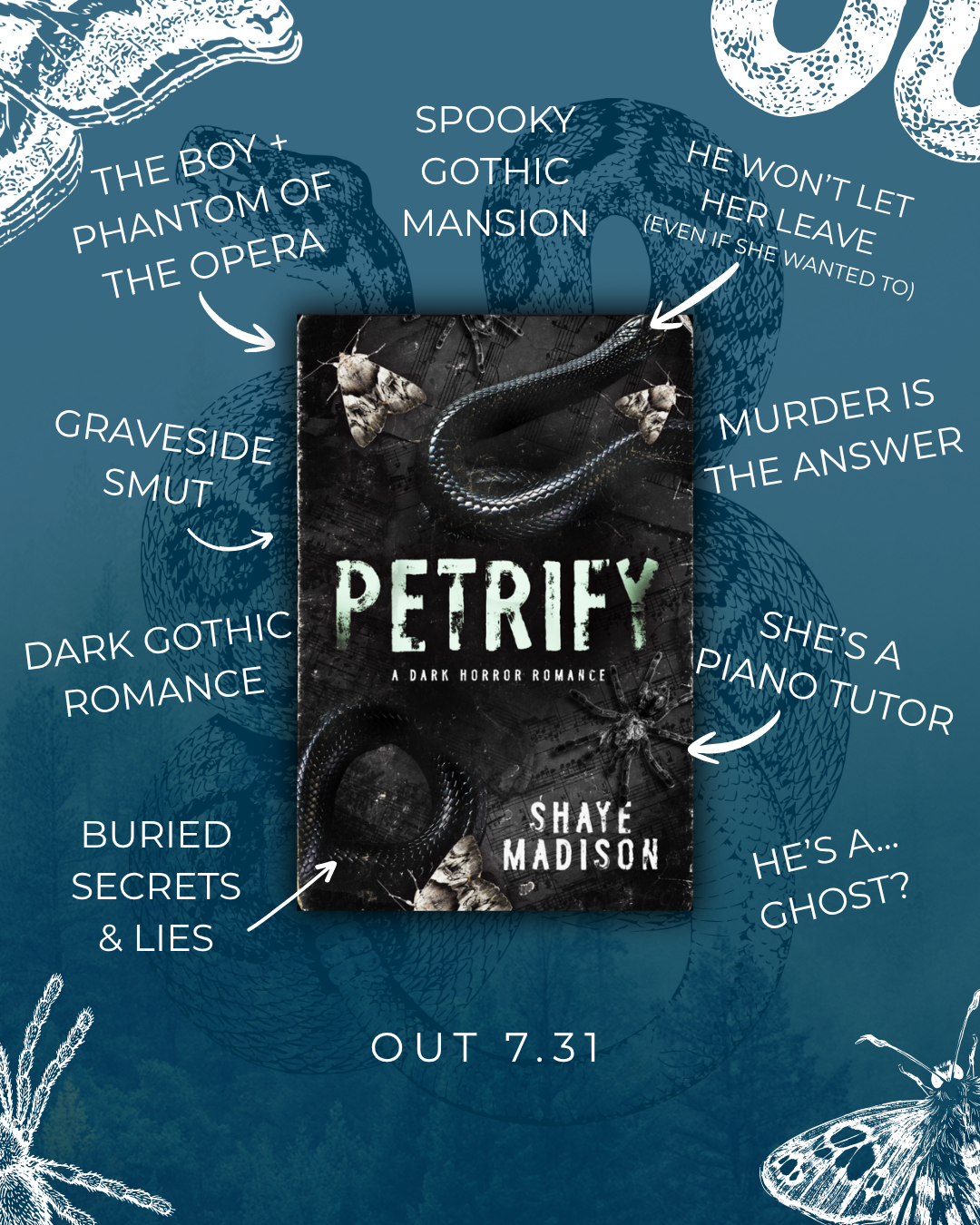 PREORDER Petrify: A Dark Horror Romance SIGNED